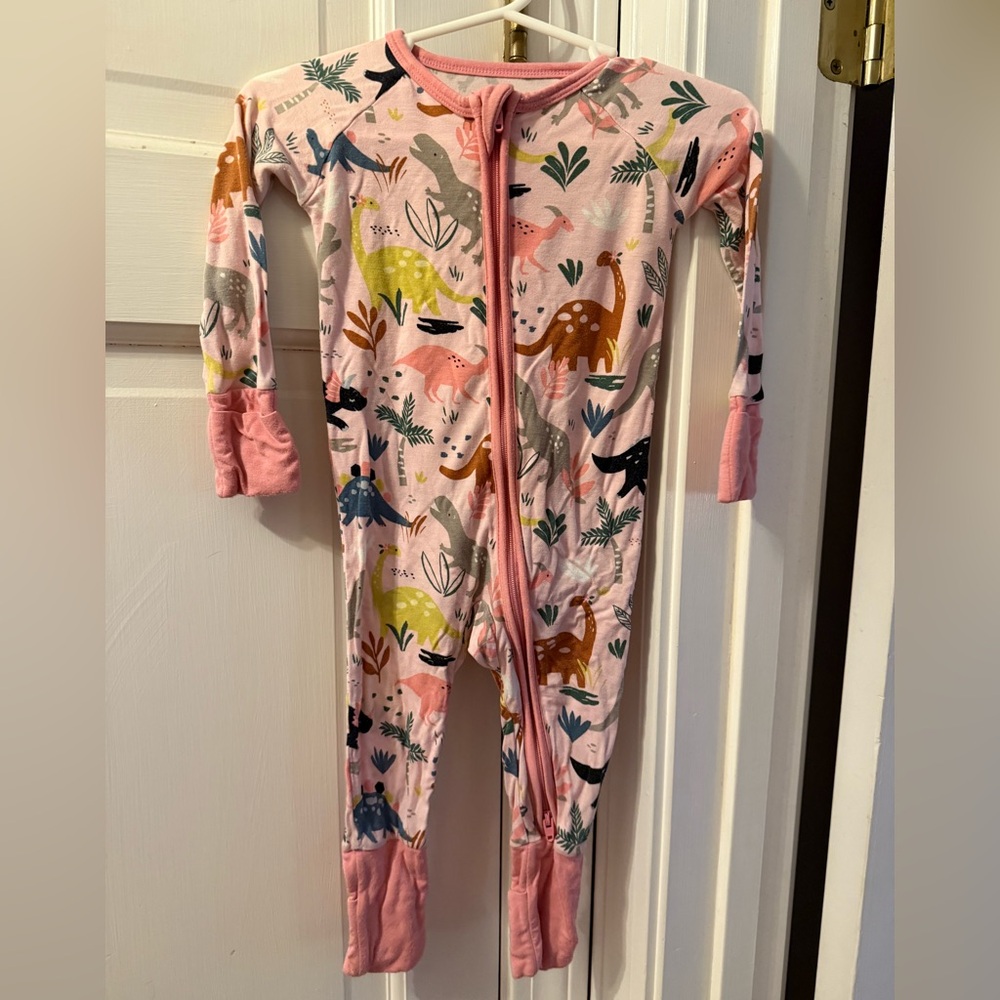 Little Sleepies Zippies Pink Dino